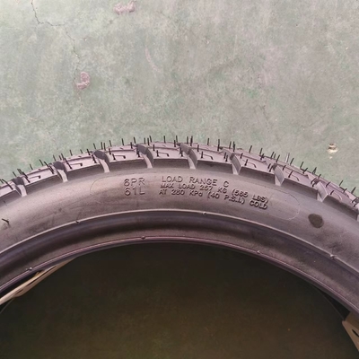 100/90-17 17インチチューブレスモーターサイクルのタイヤ ゴム含有量 6pr/8pr プライ評価