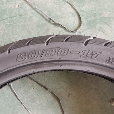 タイヤカッシングリブパターン 三輪 80/90-17 バイクタイヤチューブ