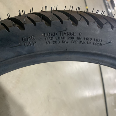 生産容量 日あたり5000個 バイクタイヤ 管なし 110/80-18