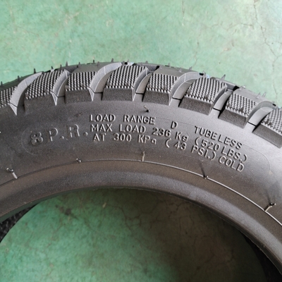 最高級 ナチュラルゴムモーターサイクルのタイヤ 3.50-10 TL