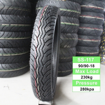 モーターサイクルのタイヤ 90/90/18 チューブレス リアルで販売 6PR/8PR 折りたたみ率と3.8kgの重量
