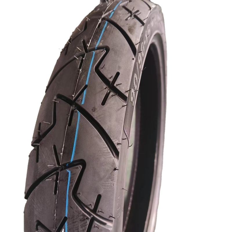 原材料 天然ゴム 鋼 ナイロン 90/90-18 モーターサイクルのタイヤ