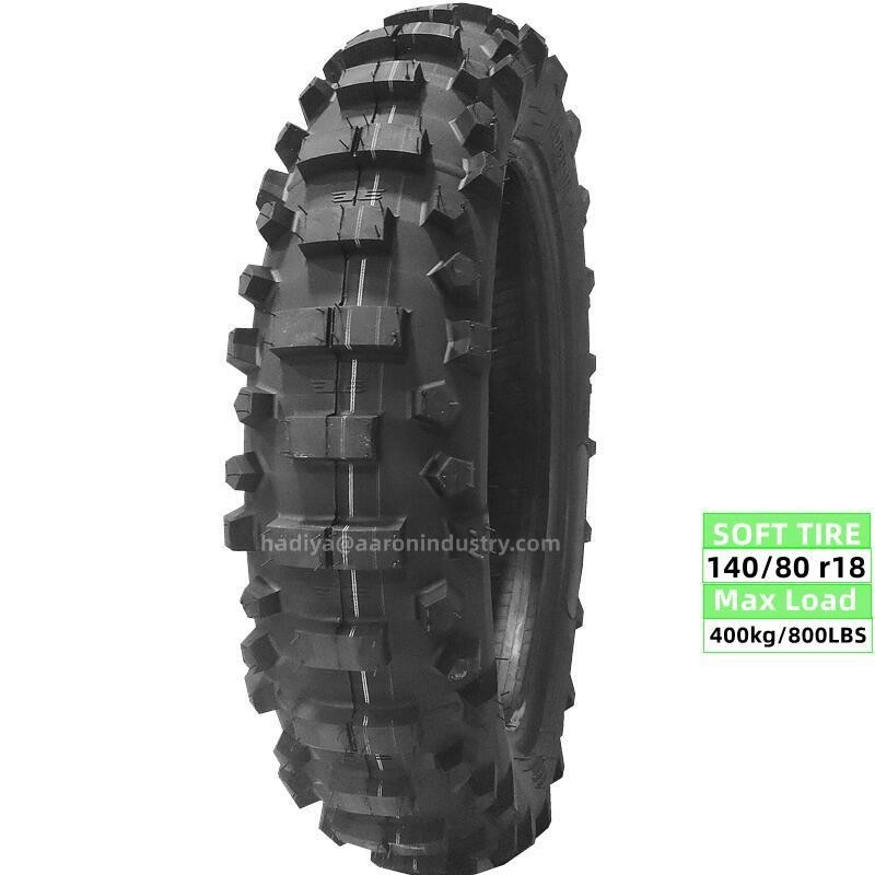 高負荷容量 140/80-18 140/80/18 140 80 18 オフロードソフトゴムバイクタイヤ