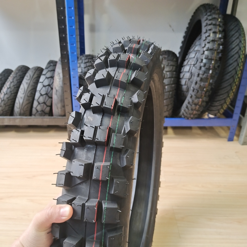 自然ゴム 鉄鋼 ナイロン素材 17&quot; 18&quot; 19&quot; 21&quot;インチ バイクタイヤ バイククロス用