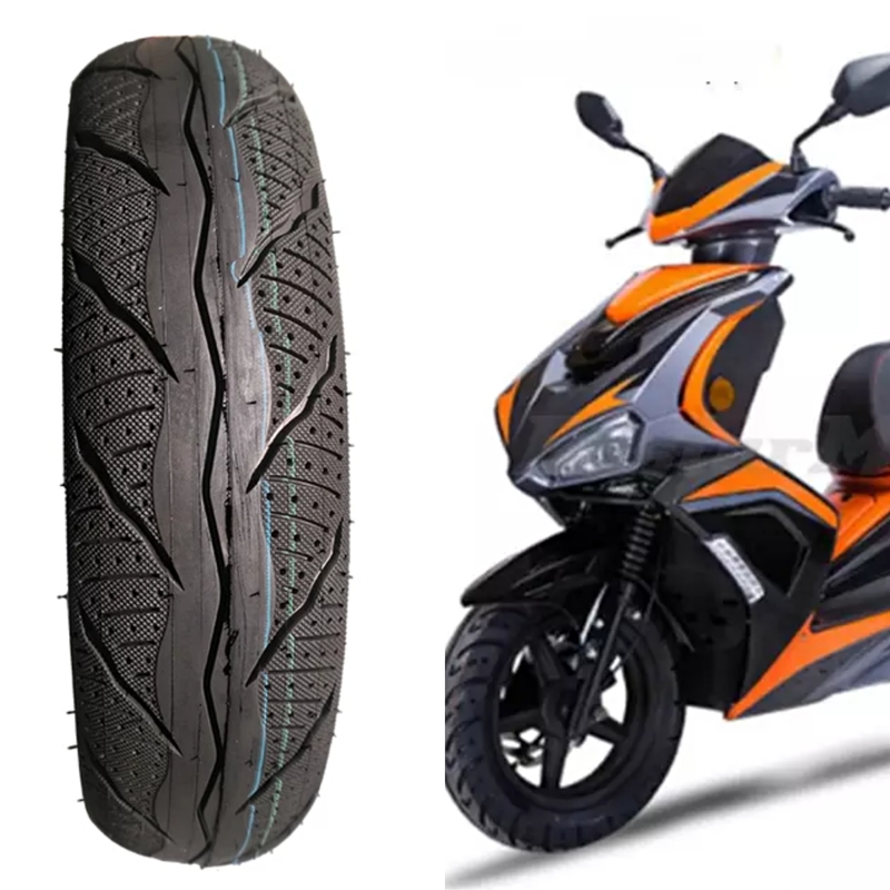 10インチモーターサイクルのチューブレスタイヤ3.50-10 6PR/8PR 負荷QTY/40'HQ 重用用13000PCS